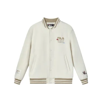 FILA Dragon Dragon Series Baseball Jerseys Men Porcelain White