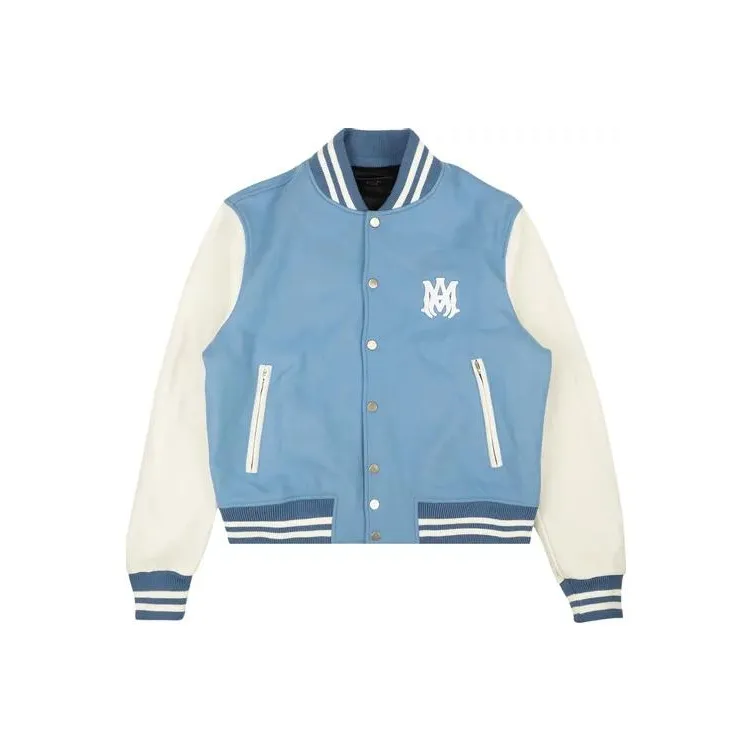 AMIRI Wool Letterman Bomber Jacket-0