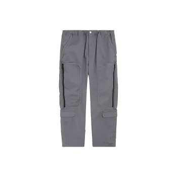 XLARGE Straight Casual Pants Unisex Gray