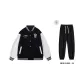 Black White (Comes with 1 Pack of Black Casual Pants)