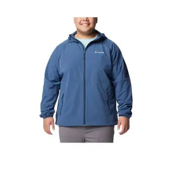 Columbia Men’s Tall Heights™ Hooded Softshell Jackets Coats Men's Blue