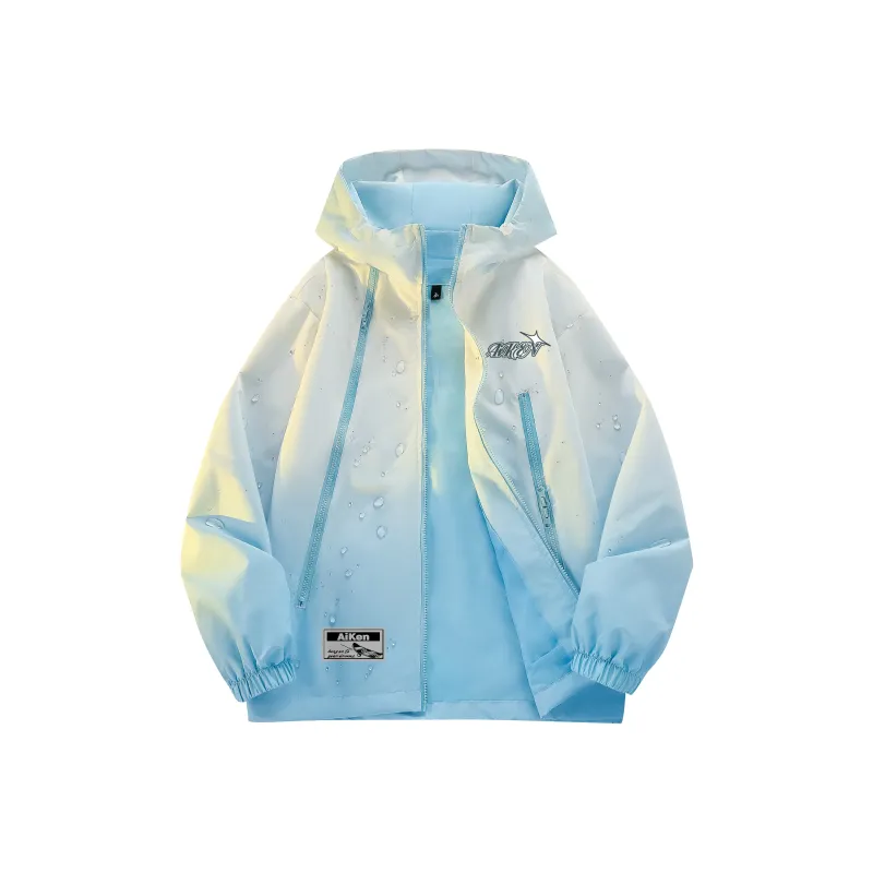 AKIN Jackets Coats Unisex Gradient Green-10