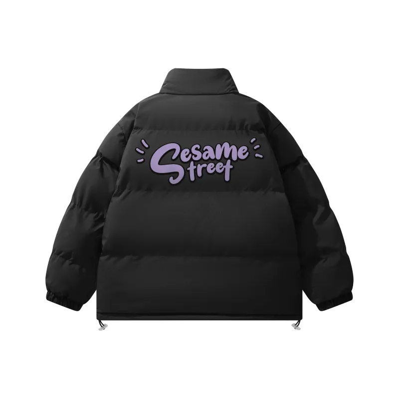 SESAME STREET Fall Winter Puffer Jacket Unisex-0