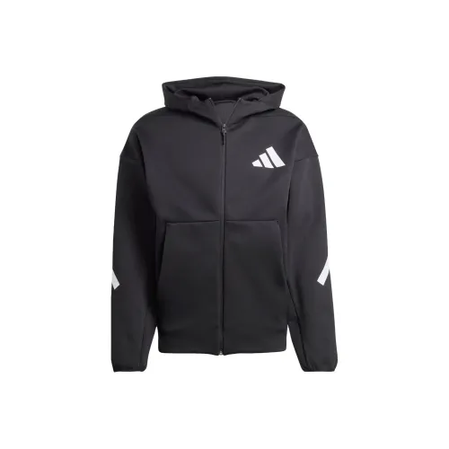Adidas Free Shipping With AdiClub Z.N.E. Full Zip Hooded Track Jacket