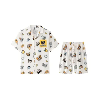 Gongdie x NEZHA,LIANMINGKUAN Pajama Set Unisex Ecru