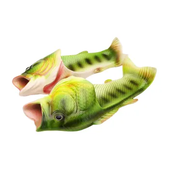 Yunpo Fish Slippers Summer Creative Quirky Internet Famous Korean Style Trendy Outerwear Beach Home Slip Resistant
