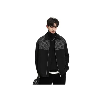 EARL JOEL Jackets Men Meteorite Black