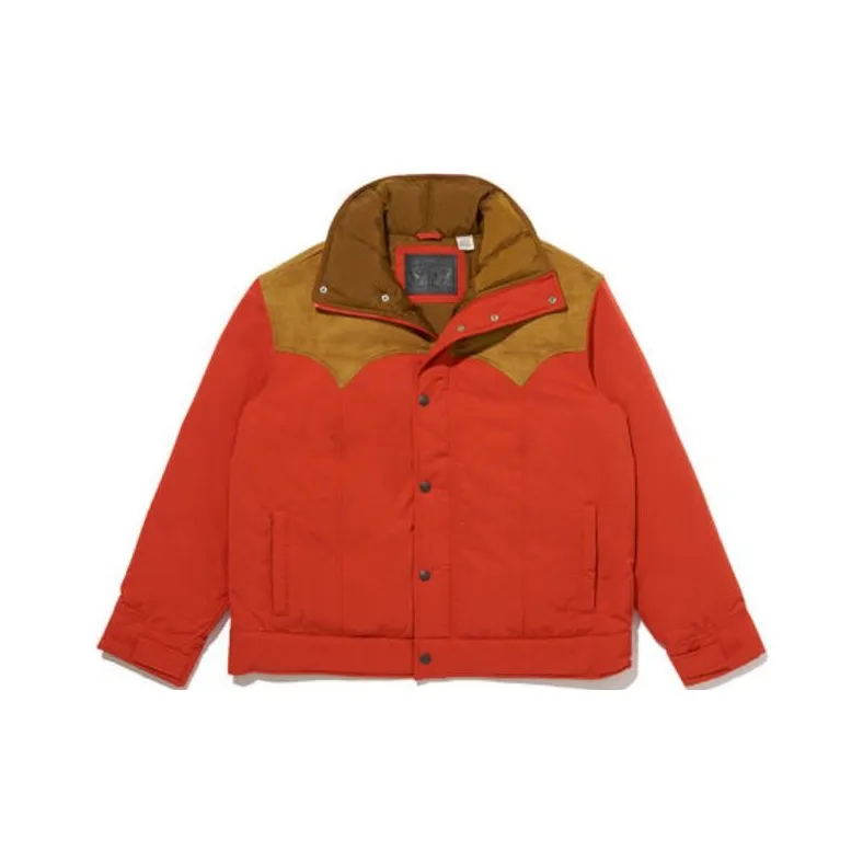 Levis Jackets Coats Men's Orange-0