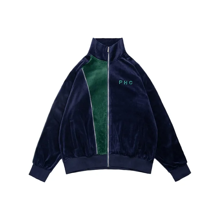 PHANTACI Jackets Men Navy Blue-0