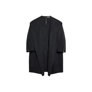 Helmut Lang Double-Faced Apex Cocoon Coat