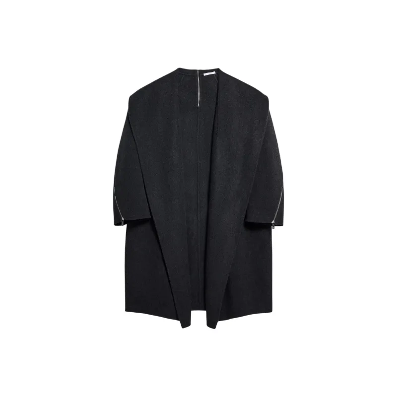 Helmut Lang Double-Faced Apex Cocoon Coat-0