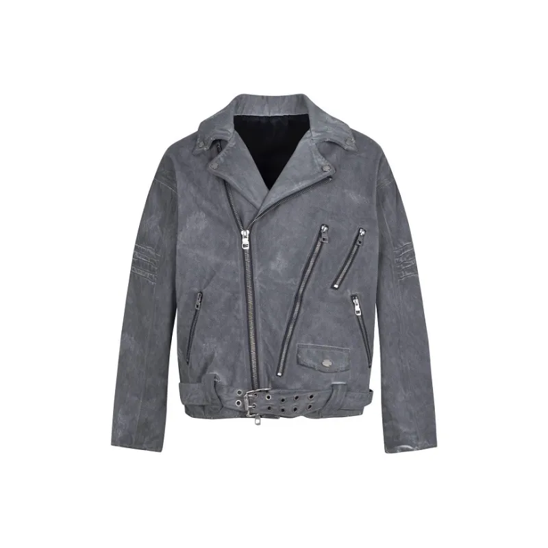 Merge Lab. Jackets Coats Unisex Dirty Dyed Distressed-0