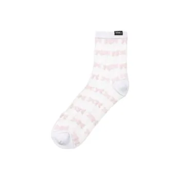 Vans HALF CREW Mid Calf Socks Women's 1 Pack Pink