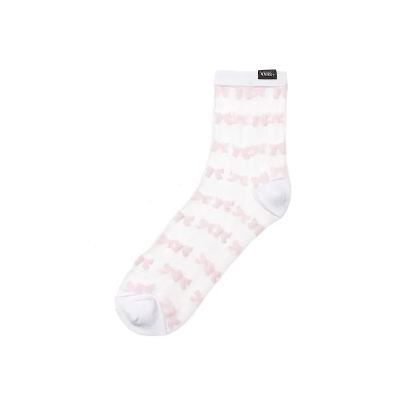 Vans HALF CREW Mid Calf Socks Women's 1 Pack Pink-0