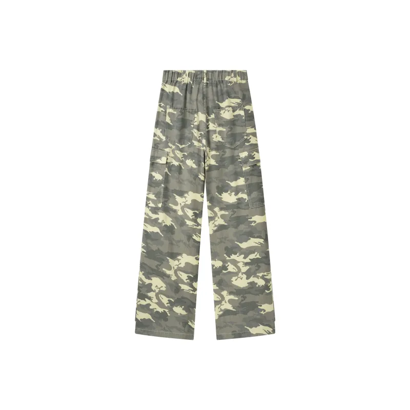 FAKE VINTAGE Casual Pants Unisex Camouflage-1