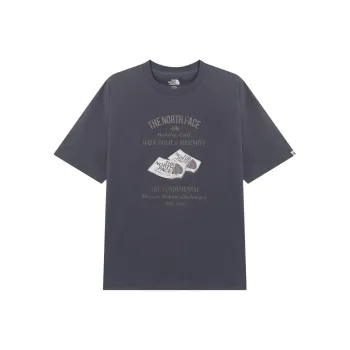 THE NORTH FACE T Shirt Unisex Charcoal Gray