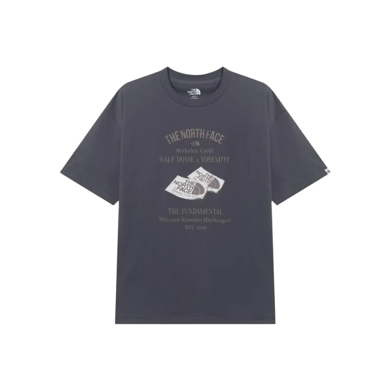 THE NORTH FACE T Shirt Unisex Charcoal Gray-0