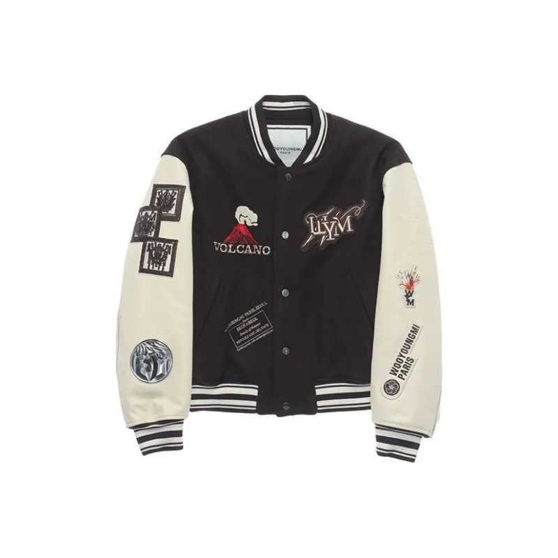 WOOYOUNGMI Patch detail Bomber Jacket-0