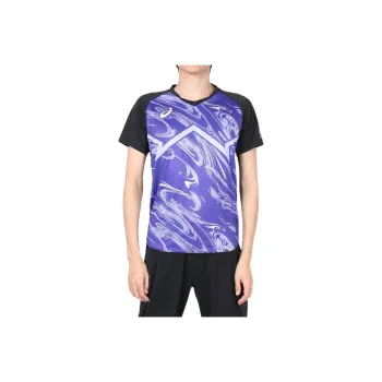 Asics T Shirts Men Purple