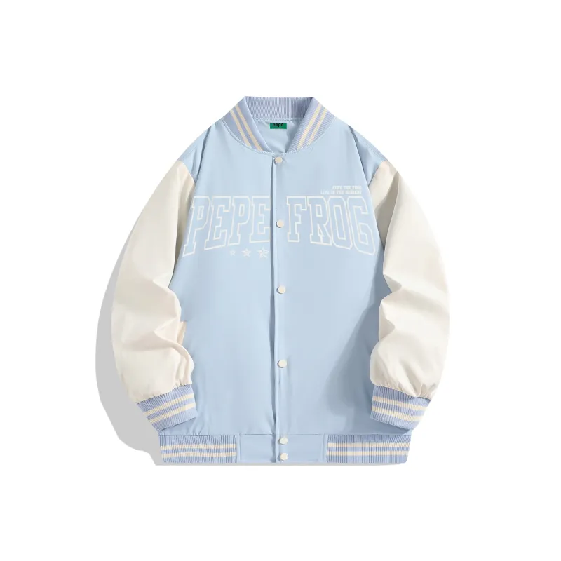 Pepe The Frog Baseball Jacket Unisex-6