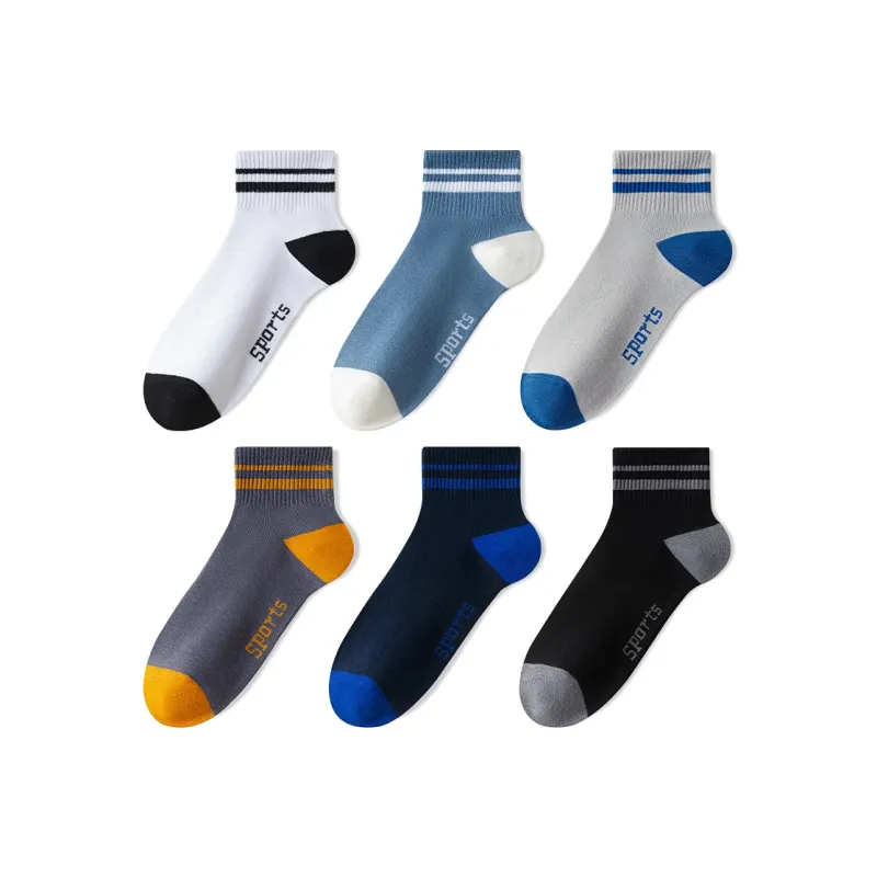 Urban Beauty Mid Calf Socks Men's 6 Pack-24