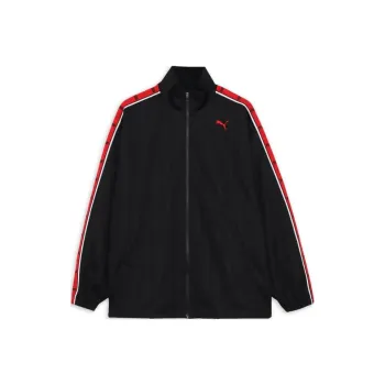 PUMA Knit SHADOW STRIPE Jackets & Coats Men's Black