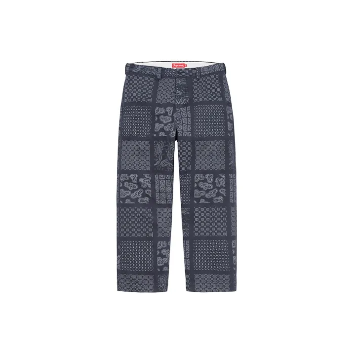 Supreme Paisley Grid Chino Pant-6