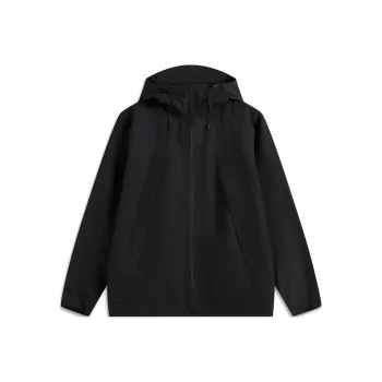 LiNing Sports Life Collection Breathable Warm Windbreaker Jacket Men's Black