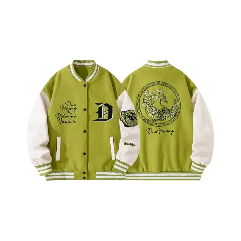 DUNHUANG ART INSTITUTE Baseball Jacket Unisex-5