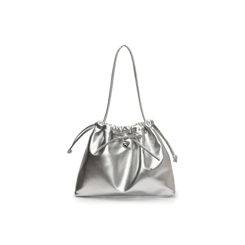 Single Warehouse PU Crossbody Portable Handheld Shoulder Bag Regular Women's White/Silver/Black/Yellow