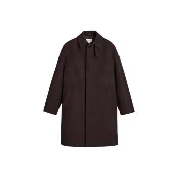 ZARA Coats Men Chocolate