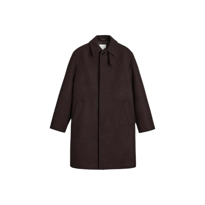 ZARA Coats Men Chocolate-0