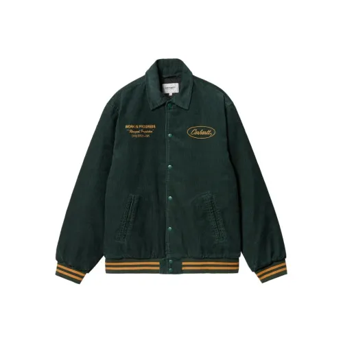 Carhartt WIP FW23 Letterman Jacket Jacket Unisex Explore Green