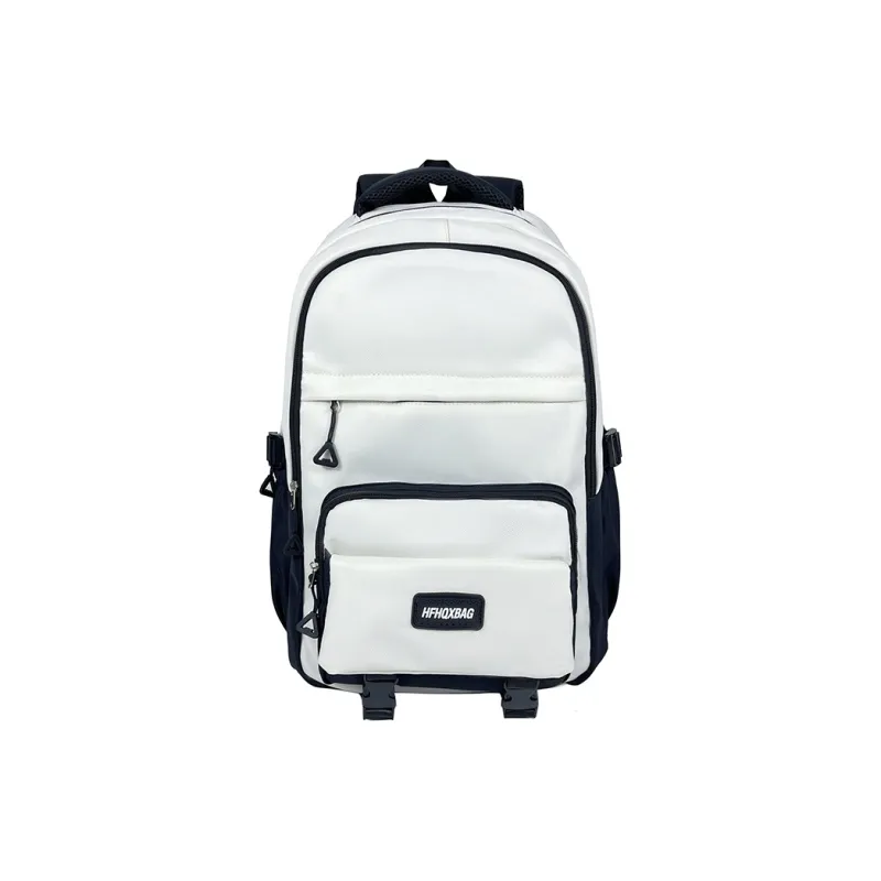 OUZIHUANG Nylon Backpack Women's Black/Burgundy/Purple/Pink/Blue-0