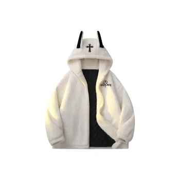 Qnxeey Velvet Jackets Unisex