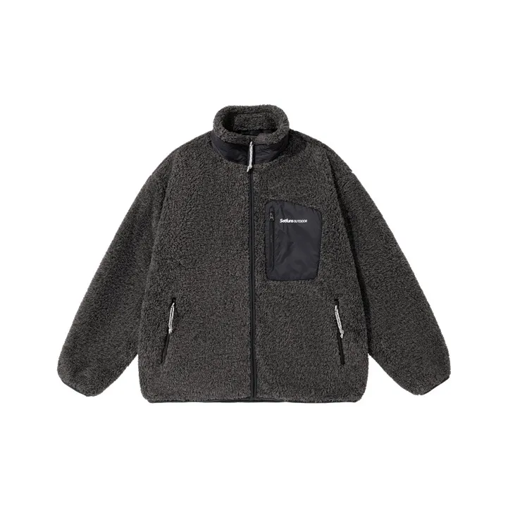 SET FUNS Velvet feel Coat Unisex-15