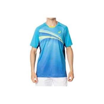 Asics T Shirts Men Sea Blue