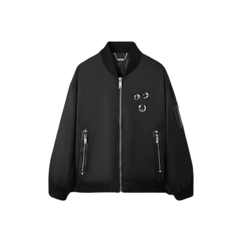 JOHN RICHMOND Baseball Jacket Men's Black-0
