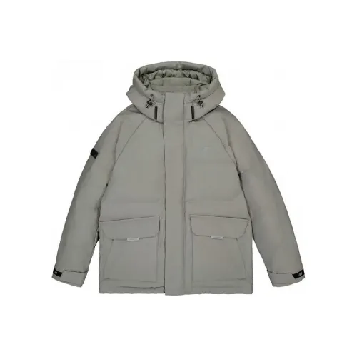 New Balance Down Jacket Men's Gray