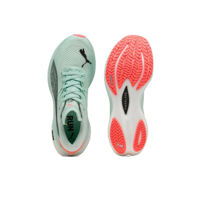 PUMA Deviate NITRO 3 Anti Slip Wear Resistant Low Top Casual Running Shoes Women's Blue-3