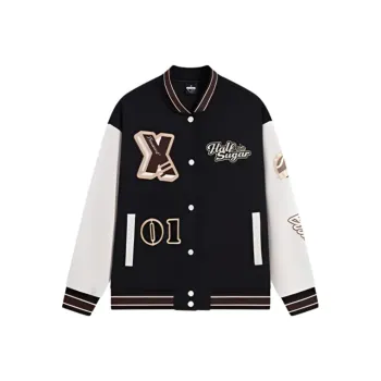 XTEP Baseball Jacket Unisex Jet Black