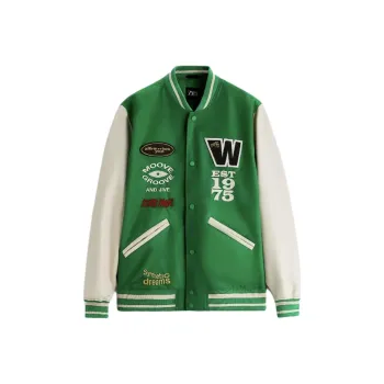 ZARA Baseball Jacket Unisex Green