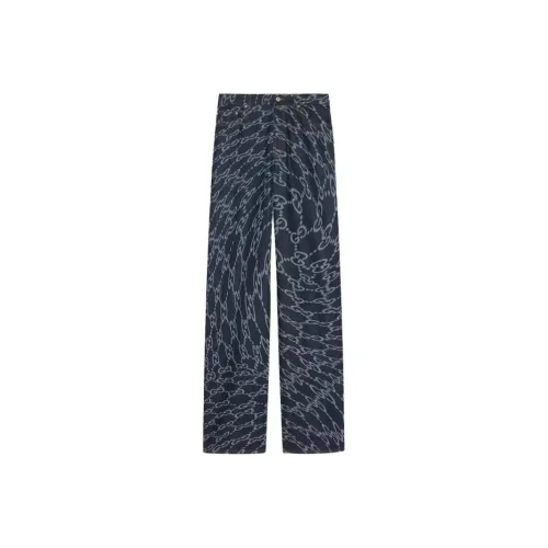 GUCCI Wavy GG print Loose fit Jeans