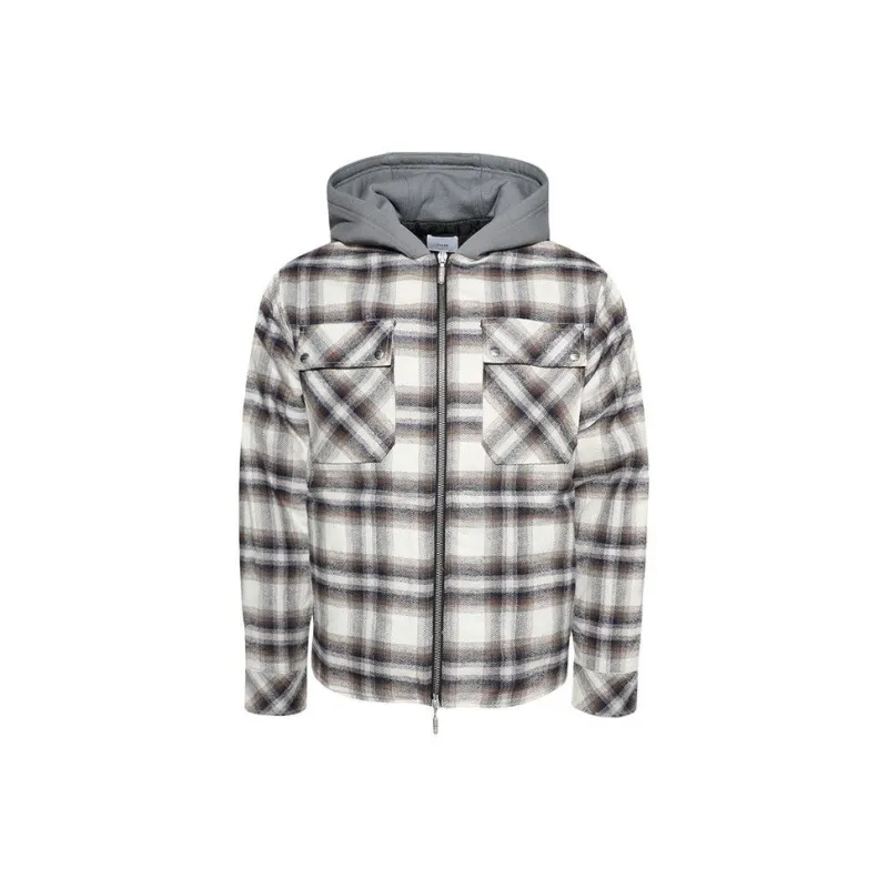 RHUDE Hooded Flannel Jacket-0