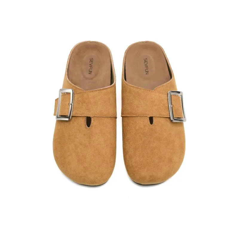 7 SEVFUN Composite Sole Closed Toe Slippers Women's-12