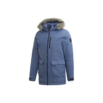 Adidas Parka Coats Men Blue