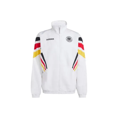 Adidas Germany 1996 Track Jacket Retro Sports Stand Collar Jackets Men's Black White
