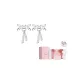 Sparkling Romance Stud Earrings[Dreamy Castle Box]