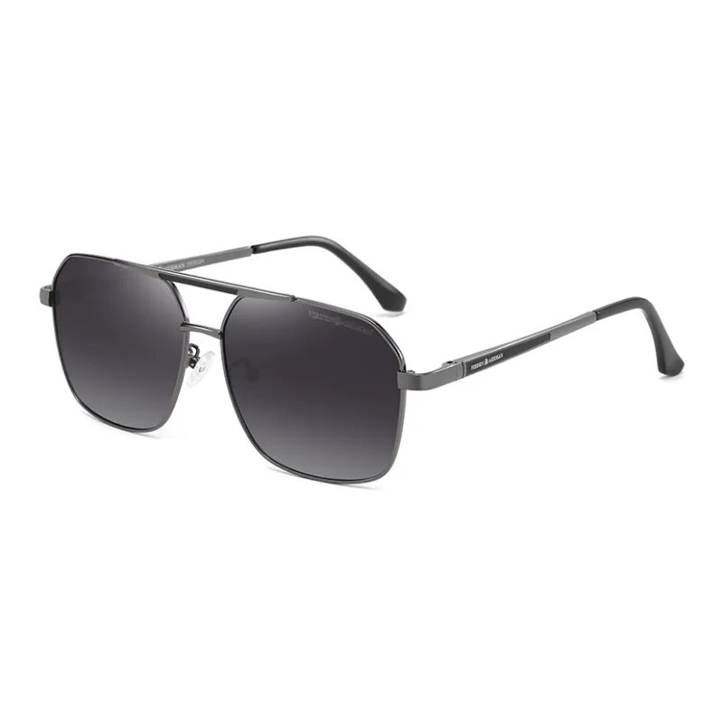 VIRDEN AERMAN Metal Square Sunglasses Men's-12
