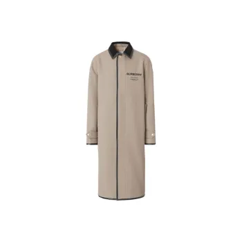 Burberry Trench Coats Men Green Gray